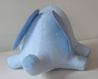 Handmade Stuffed Elephant Toy