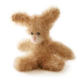 Handmade bunny stuffed toy