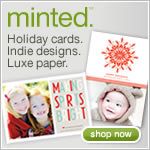 minted photo cards and gifts