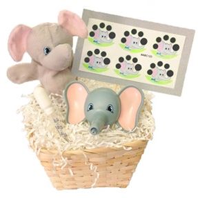 best baby gifts: elephant medicine dispenser baby shower gift on cool mom picks: talking elephant medicine dispenser