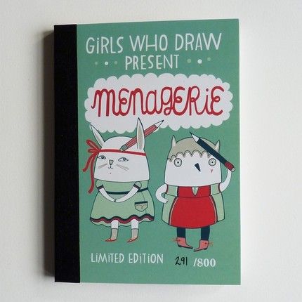 Menagerie Limited Edition Postcard book