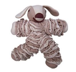 Quilters' doll made with organic cotton - Dog 