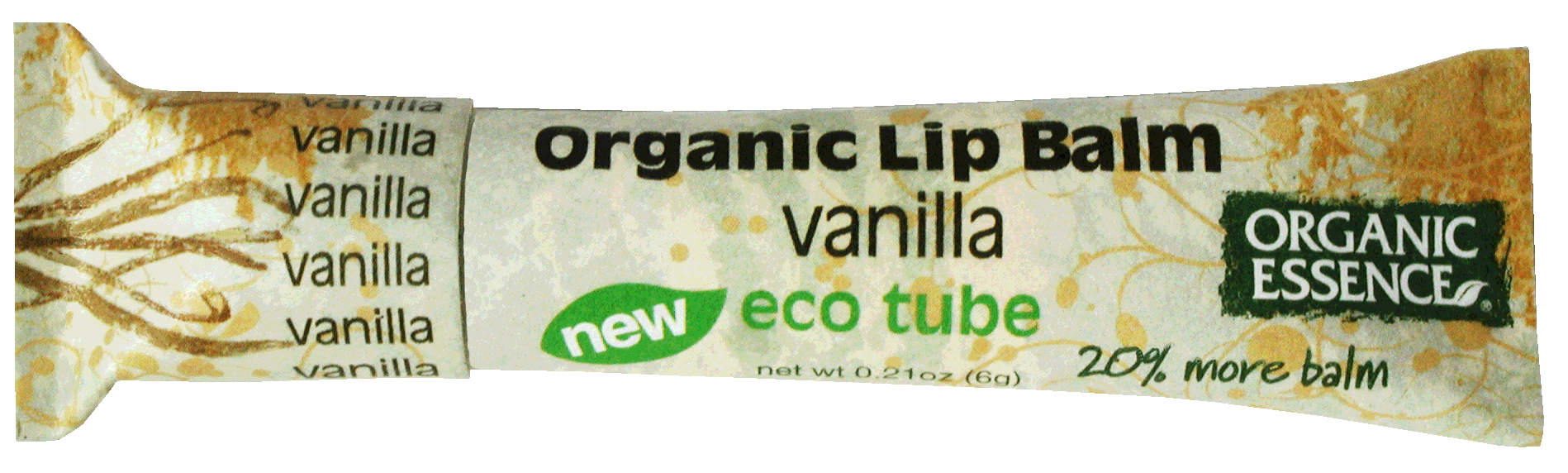 Biodegradeable eco-tube organic lip balm