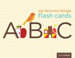 My Favorite Things Alphabet Flash Cards