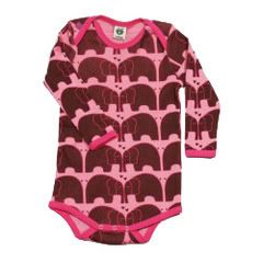 Smafolk pink elephant onesie