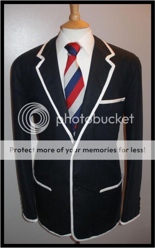 SUPERB MENS 42 BLUE BOATING REGATTA COLLEGE ROWING BLAZER SUIT JACKET ...