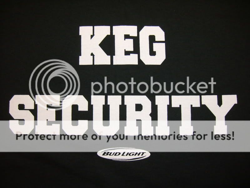 Keg Security Bud Light Shirt Beer Budweiser Brew